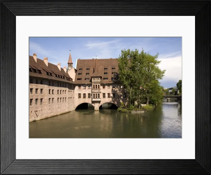 Framed Print : The Holy Ghost Hospital (Heilig-Geist-Spital), one of Europes largest medieval hospitals Framed Print : The Holy Ghost Hospital (Heilig-Geist-Spital), one of Europes largest medieval hospitals