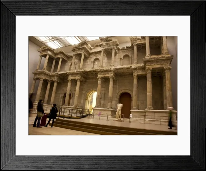 Framed Print : The market gate of Miletus at Pergamon Museum, Berlin, Germany, Europe Framed Print : The market gate of Miletus at Pergamon Museum, Berlin, Germany, Europe
