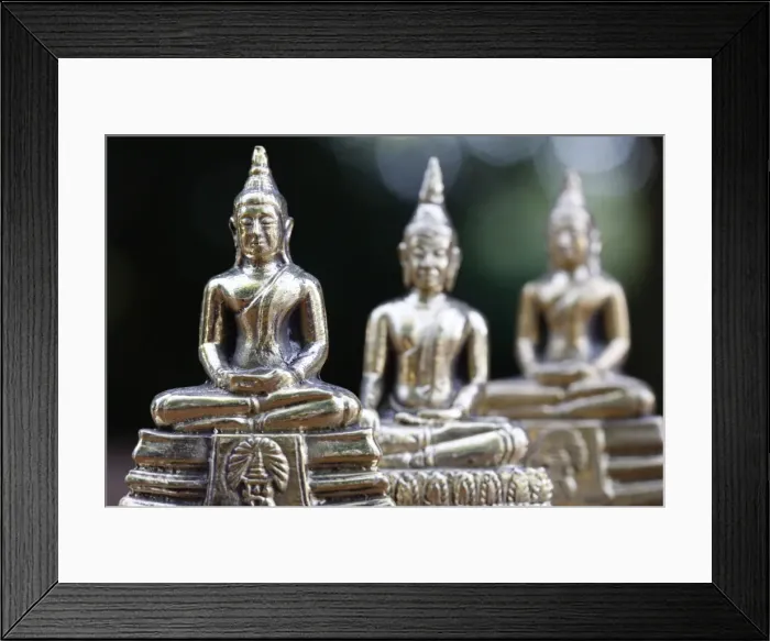 Framed Print : Buddha statues, Paris, France, Europe Framed Print : Buddha statues, Paris, France, Europe