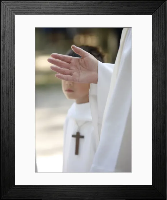 Framed Print : Priest and altar boy, La Roche-sur-Foron, Haute Savoie, France, Europe Framed Print : Priest and altar boy, La Roche-sur-Foron, Haute Savoie, France, Europe