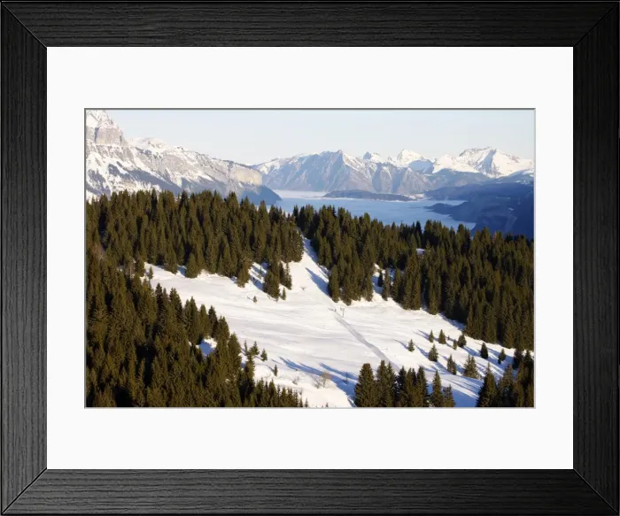Framed Print : Saint Gervais ski slopes, Saint Gervais, Haute Savoie, French Alps, France, Europe Framed Print : Saint Gervais ski slopes, Saint Gervais, Haute Savoie, French Alps, France, Europe