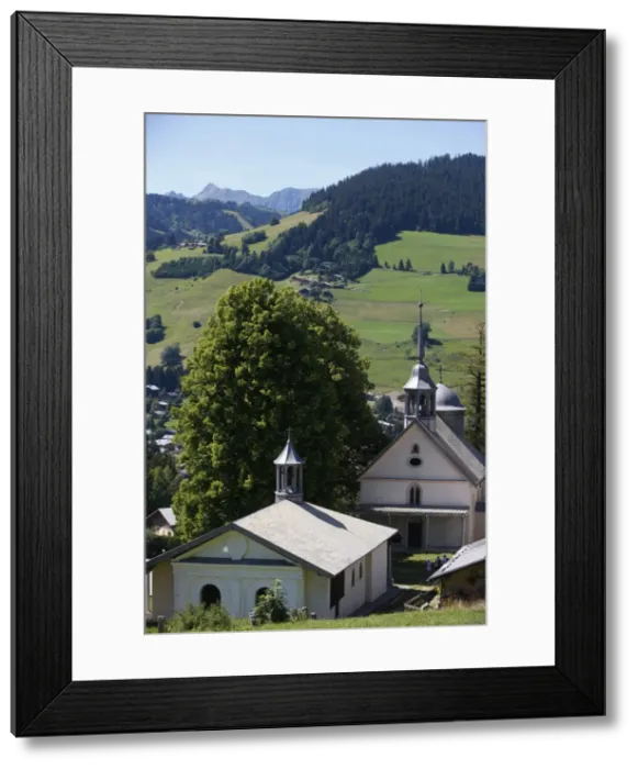 Framed Print : Baroque chapels, Megeve, Haute Savoie, France, Europe Framed Print : Baroque chapels, Megeve, Haute Savoie, France, Europe