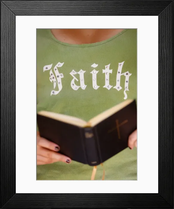 Framed Print : Young Christian reading the Bible, Saint-Gervais, Haute Savoie, France, Europe Framed Print : Young Christian reading the Bible, Saint-Gervais, Haute Savoie, France, Europe