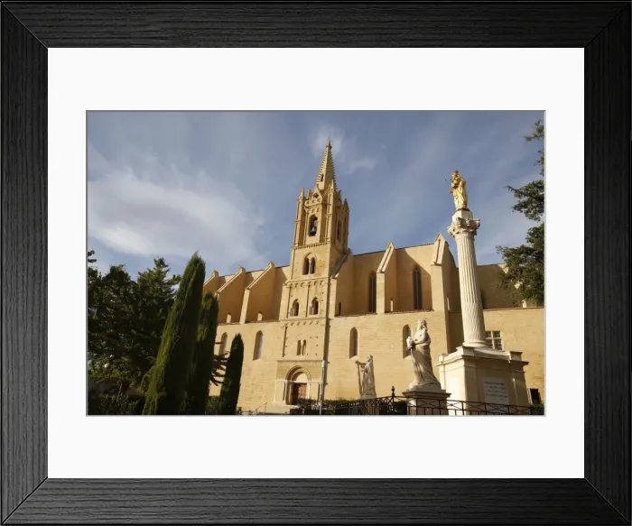 Framed Print : Saint Laurent church, Salon de Provence, Bouches du Rhone, Provence, France, Europe Framed Print : Saint Laurent church, Salon de Provence, Bouches du Rhone, Provence, France, Europe