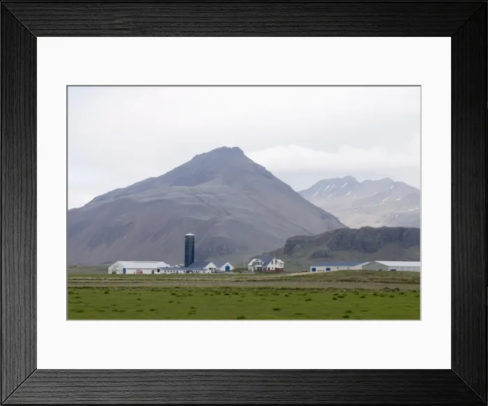 Framed Print : Farm, South coast near Hofn, Iceland, Polar Regions Framed Print : Farm, South coast near Hofn, Iceland, Polar Regions