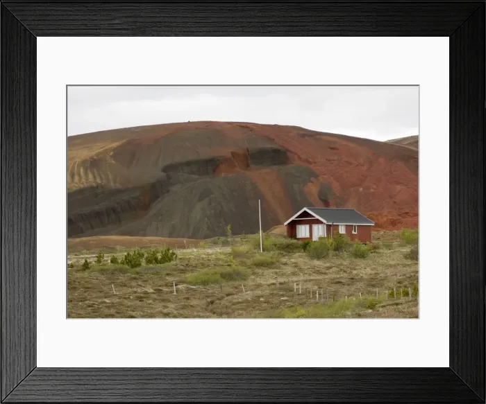 Framed Print : Near Reykholt, Iceland, Polar Regions Framed Print : Near Reykholt, Iceland, Polar Regions