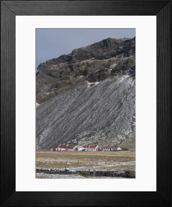 Framed Print : Typical farm in a location likely to be evacuated during volcanic eruptions Framed Print : Typical farm in a location likely to be evacuated during volcanic eruptions
