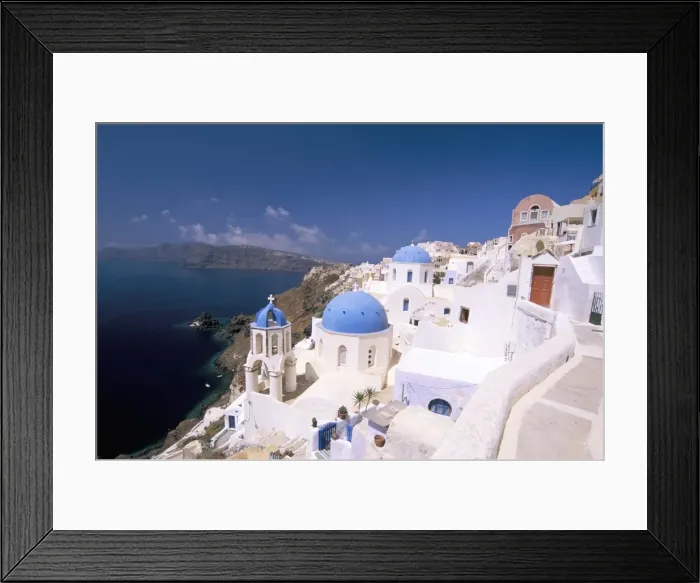 Framed Print : Oia (Ia), island of Santorini (Thira), Cyclades Islands, Aegean, Greek Islands Framed Print : Oia (Ia), island of Santorini (Thira), Cyclades Islands, Aegean, Greek Islands