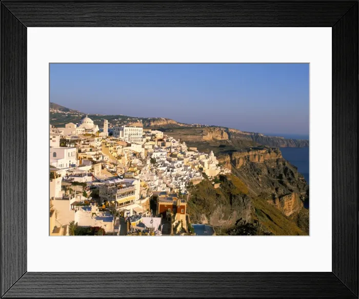 Framed Print : Fira, island of Santorini (Thira), Cyclades Islands, Aegean, Greek Islands Framed Print : Fira, island of Santorini (Thira), Cyclades Islands, Aegean, Greek Islands