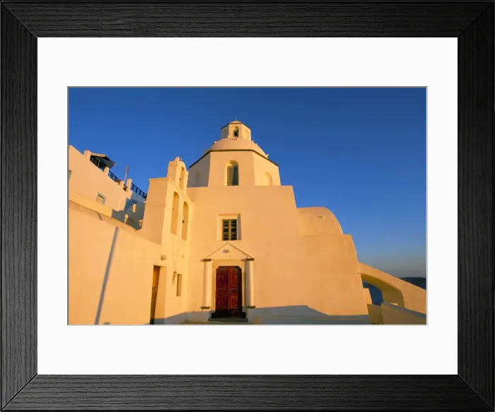 Framed Print : Fira, island of Santorini (Thira), Cyclades Islands, Aegean, Greek Islands Framed Print : Fira, island of Santorini (Thira), Cyclades Islands, Aegean, Greek Islands