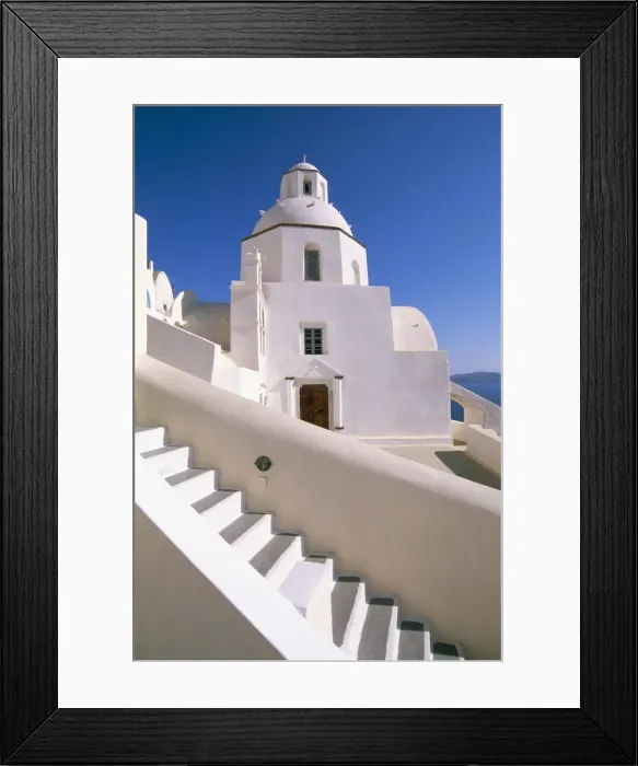 Framed Print : Fira, island of Santorini (Thira), Cyclades Islands, Aegean, Greek Islands Framed Print : Fira, island of Santorini (Thira), Cyclades Islands, Aegean, Greek Islands