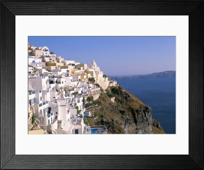 Framed Print : Fira, island of Santorini (Thira), Cyclades Islands, Aegean, Greek Islands Framed Print : Fira, island of Santorini (Thira), Cyclades Islands, Aegean, Greek Islands