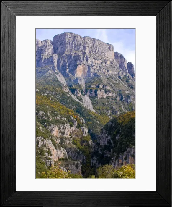 Framed Print : Vikos Gorge, Epiros, Greece, Europe