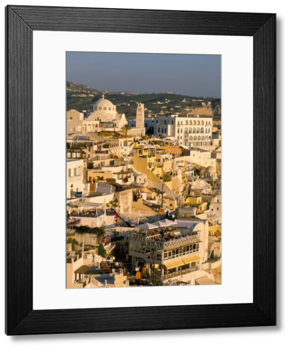 Framed Print : Fira, island of Santorini (Thira), Cyclades Islands, Aegean, Greek Islands Framed Print : Fira, island of Santorini (Thira), Cyclades Islands, Aegean, Greek Islands