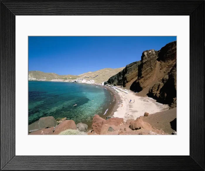 Framed Print : Red beach, Akrotiri, island of Santorini (Thira), Cyclades Islands, Aegean Framed Print : Red beach, Akrotiri, island of Santorini (Thira), Cyclades Islands, Aegean
