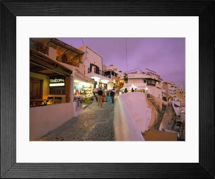 Framed Print : Fira, island of Santorini (Thira), Cyclades Islands, Aegean, Greek Islands Framed Print : Fira, island of Santorini (Thira), Cyclades Islands, Aegean, Greek Islands