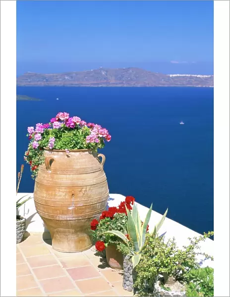 Fira, island of Santorini (Thira), Cyclades Islands, Aegean, Greek Islands