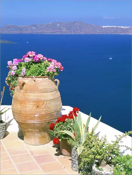 Fira, island of Santorini (Thira), Cyclades Islands, Aegean, Greek Islands