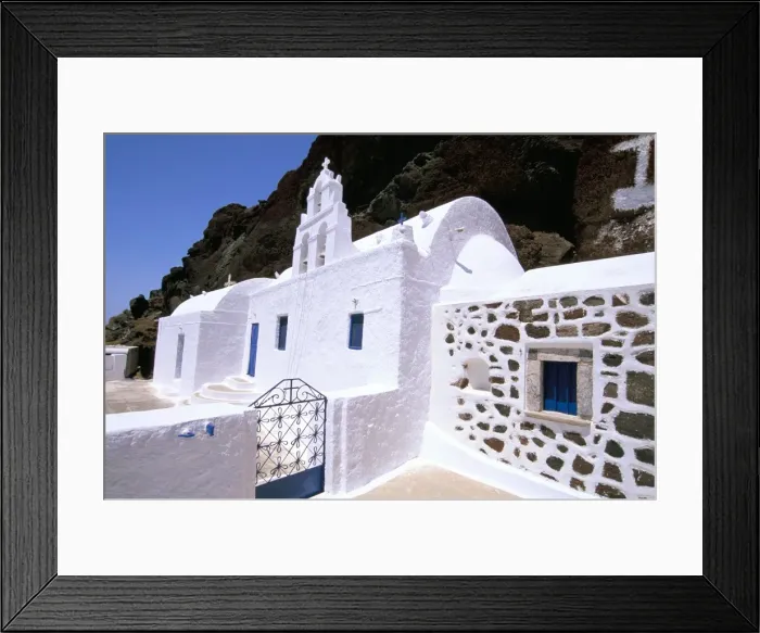 Framed Print : St. Nicholas church, Akrotiri, island of Santorini (Thira), Cyclades Islands Framed Print : St. Nicholas church, Akrotiri, island of Santorini (Thira), Cyclades Islands