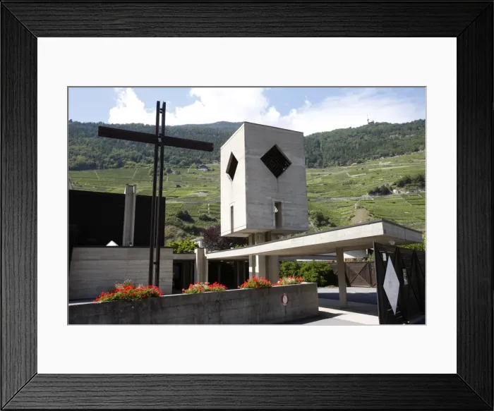 Framed Print : Saint-Michel church, Martigny, Valais, Switzerland, Europe Framed Print : Saint-Michel church, Martigny, Valais, Switzerland, Europe