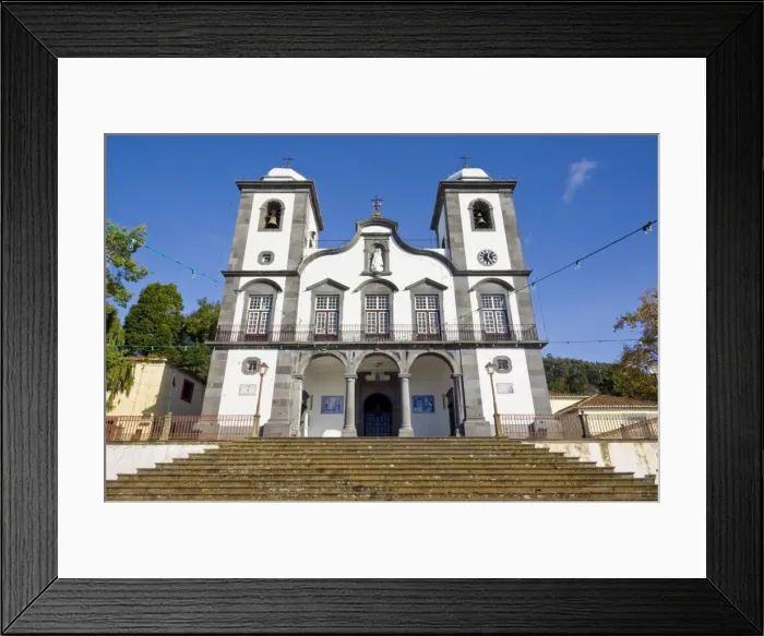 Framed Print : The Church of Nossa Senhora do Monte (Our Lady of Monte), Monte, above Funchal Framed Print : The Church of Nossa Senhora do Monte (Our Lady of Monte), Monte, above Funchal