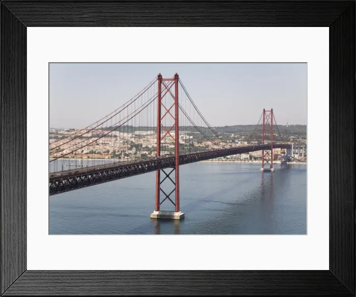Framed Print : The 25 April Suspension (Ponte 25 de Abril) spans the River Tagus (Rio Tejo) in Lisbon Framed Print : The 25 April Suspension (Ponte 25 de Abril) spans the River Tagus (Rio Tejo) in Lisbon