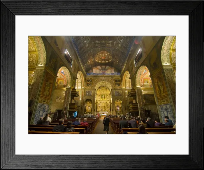 Framed Print : Inside the Igreja do Colegio, Funchal, Madeira, Portugal, Europe Framed Print : Inside the Igreja do Colegio, Funchal, Madeira, Portugal, Europe