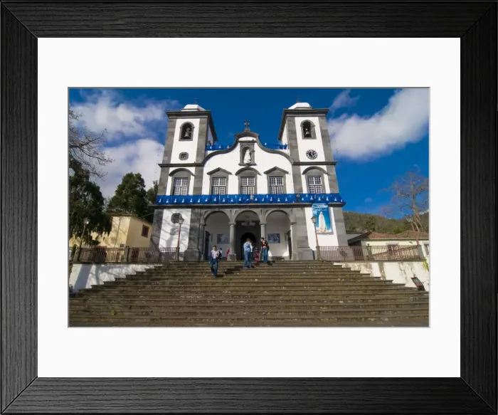 Framed Print : Nossa Senhora do Monte church, Monte, above Funchal, Madeira, Portugal, Europe Framed Print : Nossa Senhora do Monte church, Monte, above Funchal, Madeira, Portugal, Europe