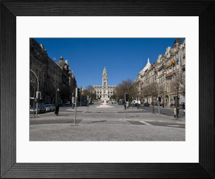 Framed Print : Praca de Liberdade, Oporto, UNESCO World Heritage Site, Portugal, Europe Framed Print : Praca de Liberdade, Oporto, UNESCO World Heritage Site, Portugal, Europe