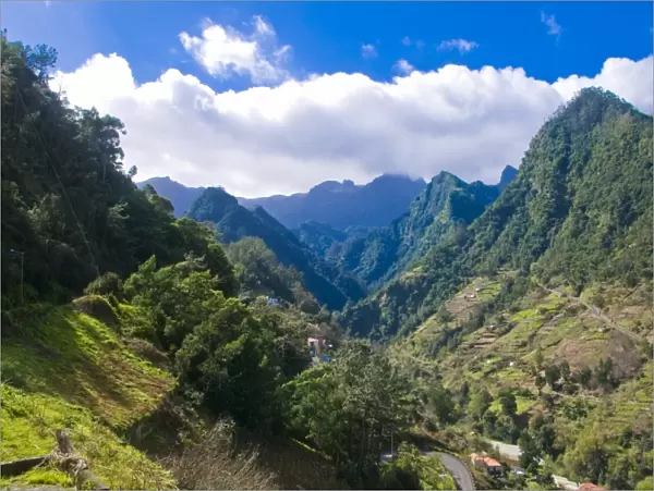 Mountain scenery, Madeira, Portugal, Europe