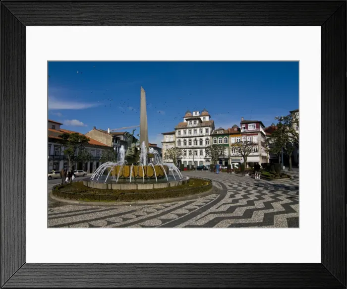 Framed Print : Central square of Guimaraes, UNESCO World Heritage Site, Portugal, Europe Framed Print : Central square of Guimaraes, UNESCO World Heritage Site, Portugal, Europe