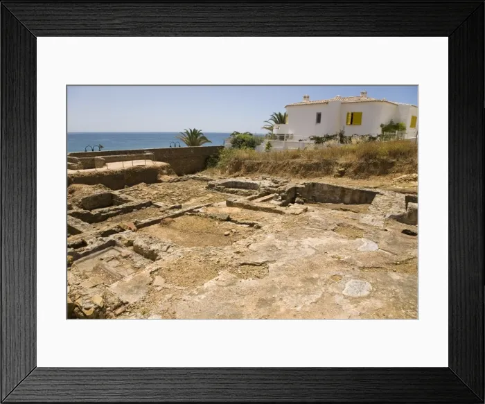 Framed Print : A modern apartment overlook the Roman ruins (the Ruinas Romanas da Luz) at Luz in Lagos Framed Print : A modern apartment overlook the Roman ruins (the Ruinas Romanas da Luz) at Luz in Lagos