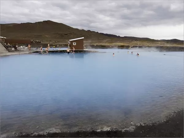 Geothermal hot spring, Reykjahlid, Iceland, Polar Regions