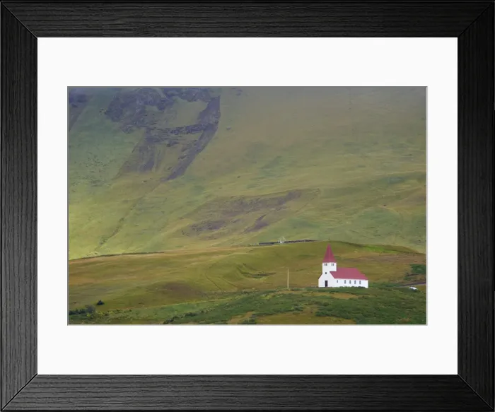 Framed Print : Church at Vik (Vik a Myrdal), south coast of Iceland (Sudurland), Iceland, Polar Regions Framed Print : Church at Vik (Vik a Myrdal), south coast of Iceland (Sudurland), Iceland, Polar Regions