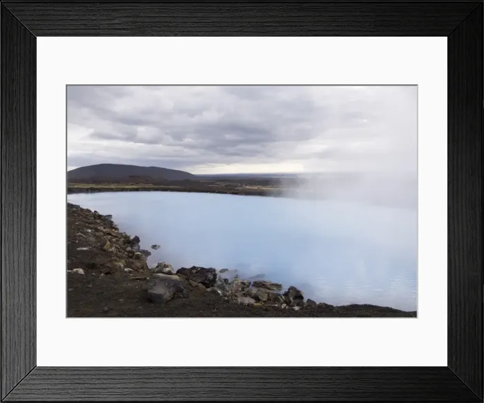 Framed Print : Geothermal hot spring, Reykjahlid, Iceland, Polar Regions Framed Print : Geothermal hot spring, Reykjahlid, Iceland, Polar Regions