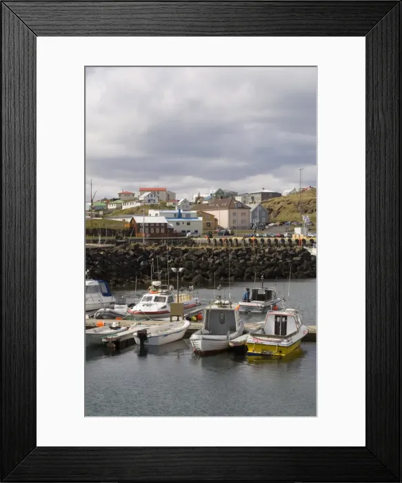 Framed Print : Stykkisholmur, Snaefellsnes Peninsula, Iceland, Polar Regions Framed Print : Stykkisholmur, Snaefellsnes Peninsula, Iceland, Polar Regions