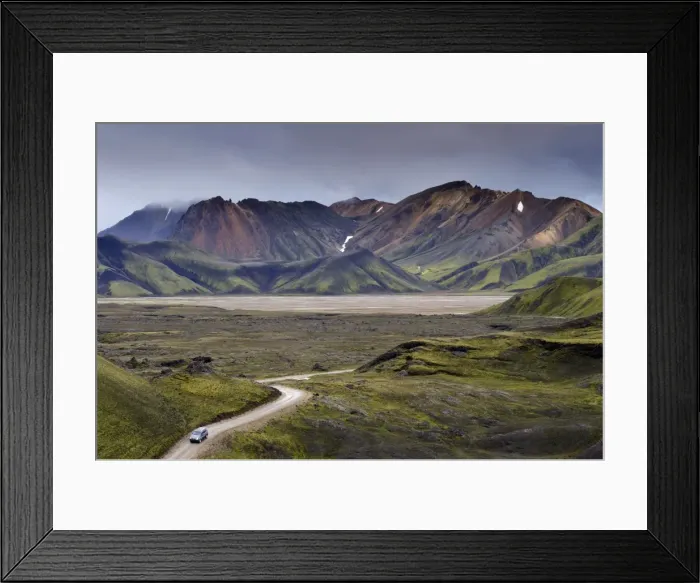 Framed Print : Jokulgilskvisl valley and slopes of Kylingaskard and Nordurbarmur mountains Framed Print : Jokulgilskvisl valley and slopes of Kylingaskard and Nordurbarmur mountains