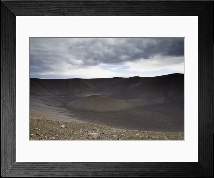 Framed Print : Hverfjall volcano, Reykjahlid, Iceland, Polar Regions Framed Print : Hverfjall volcano, Reykjahlid, Iceland, Polar Regions