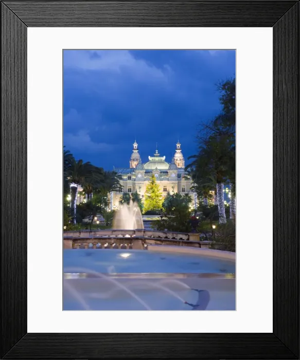Framed Print : Monte Carlo Casino, Monte Carlo, Principality of Monaco, Cote d Azur, Europe Framed Print : Monte Carlo Casino, Monte Carlo, Principality of Monaco, Cote d Azur, Europe