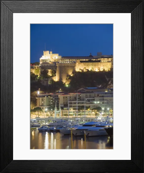 Framed Print : Palais du Prince and harbour in the Port of Monaco, Principality of Monaco Framed Print : Palais du Prince and harbour in the Port of Monaco, Principality of Monaco