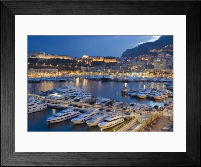 Framed Print : Harbour in the Port of Monaco, Principality of Monaco, Cote d Azur Framed Print : Harbour in the Port of Monaco, Principality of Monaco, Cote d Azur