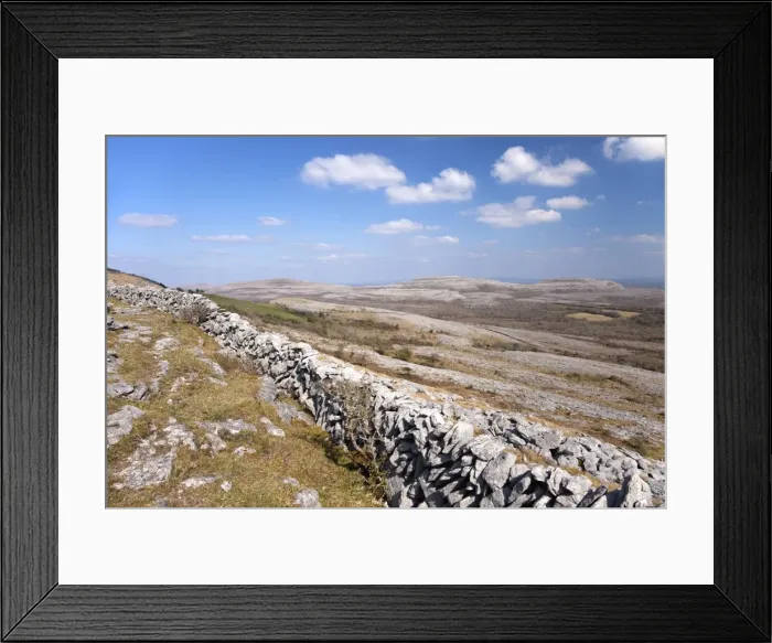 Framed Print : Limestone pavements, Burren, County Clare, Munster, Republic of Ireland, Europe Framed Print : Limestone pavements, Burren, County Clare, Munster, Republic of Ireland, Europe