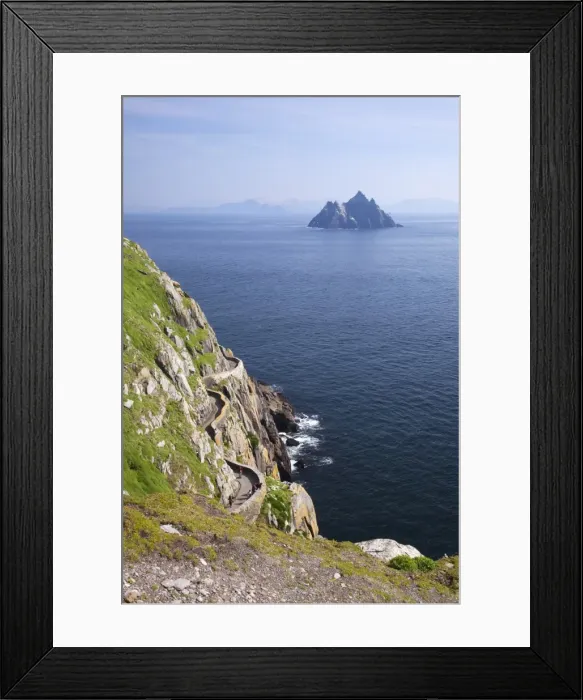 Framed Print : Little Skellig from Skellig Michael, County Kerry, Munster, Republic of Ireland, Europe Framed Print : Little Skellig from Skellig Michael, County Kerry, Munster, Republic of Ireland, Europe