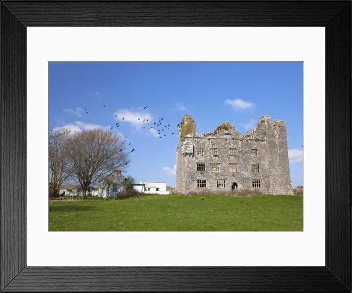 Framed Print : Leamanagh Castle, Burren, County Clare, Munster, Republic of Ireland, Europe Framed Print : Leamanagh Castle, Burren, County Clare, Munster, Republic of Ireland, Europe