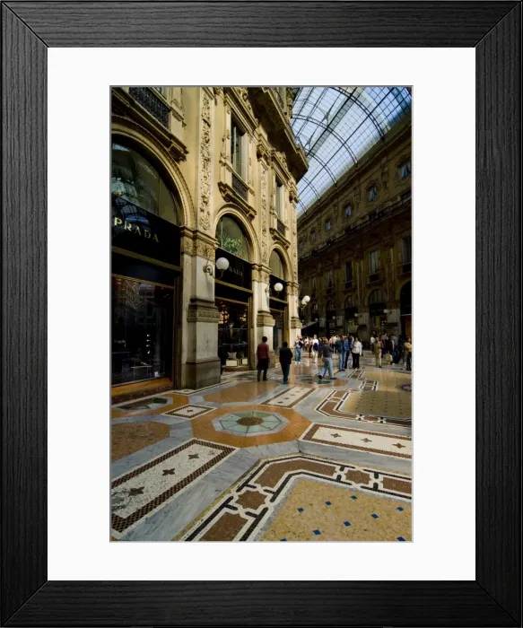 Framed Print : Galleria Vittorio Emanuele II, Milan, Lombardy, Italy, Europe Framed Print : Galleria Vittorio Emanuele II, Milan, Lombardy, Italy, Europe