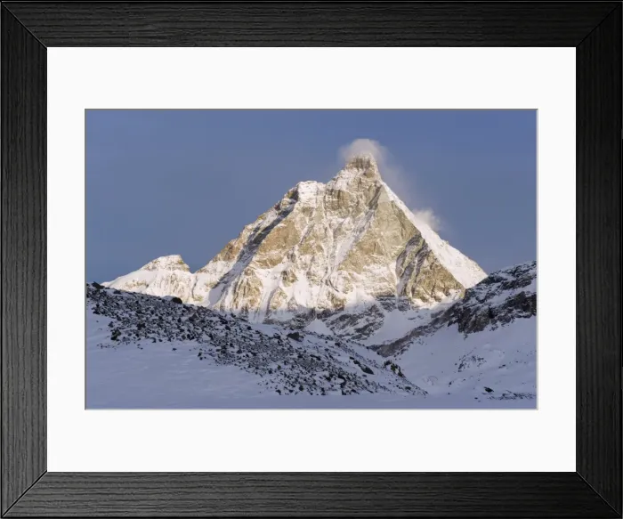 Framed Print : Mountain scenery and Monte Cervino (The Matterhorn), Cervinia, Valle d Aosta Framed Print : Mountain scenery and Monte Cervino (The Matterhorn), Cervinia, Valle d Aosta