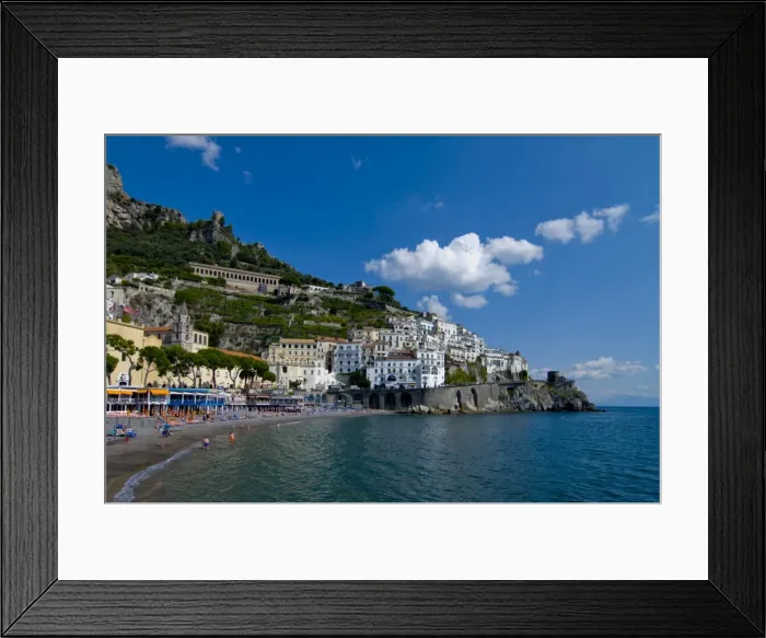 Framed Print : The town of Amalfi, UNESCO World Heritage Site, Campania, Italy, Europe Framed Print : The town of Amalfi, UNESCO World Heritage Site, Campania, Italy, Europe
