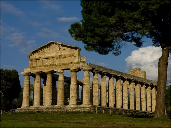 Temple of Athena, Paestum, UNESCO World Heritage Site, Campania, Italy, Europe