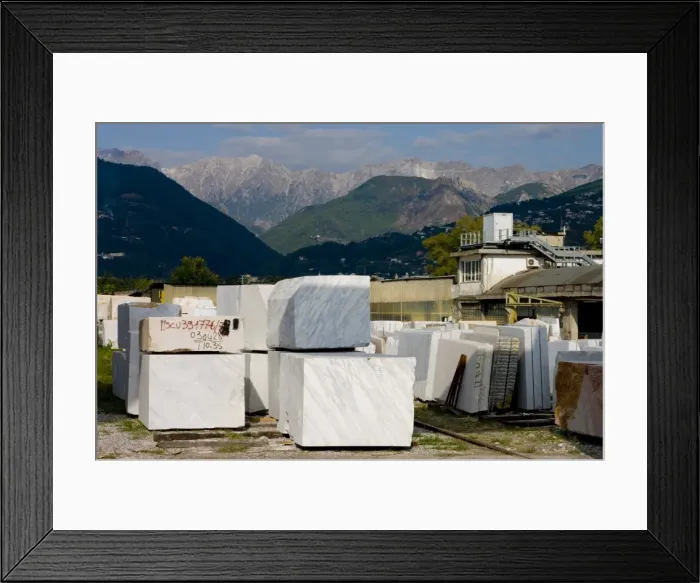 Framed Print : Carrara marble, Tuscany, Italy, Europe Framed Print : Carrara marble, Tuscany, Italy, Europe