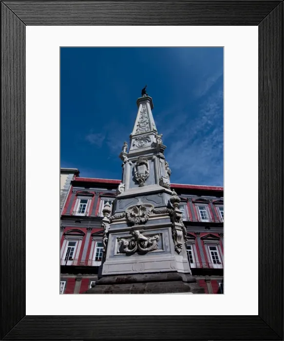 Framed Print : Piazza del Gesu Nuovo, Naples, Campania, Italy, Europe